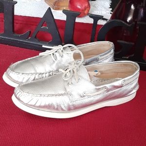 Sperry Top Sider flats.